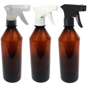 765 Frascos Plásticos Âmbar Pet 500ml Válvula Gatilho Cos