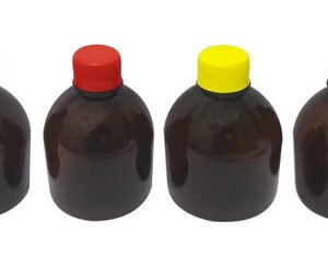 904 Frasco Plástico Âmbar Pet 300ml Tampa S Batoque  Sab