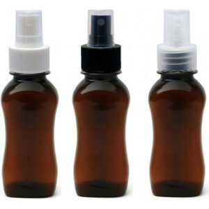 232 Frasco Plástico Ambar Pet 120ml Válvula Spray S Cat