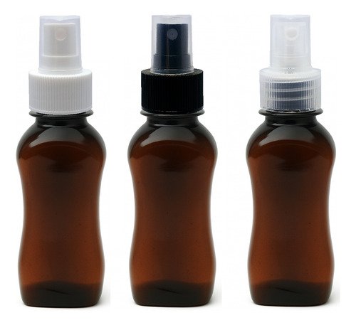 232 Frasco Plástico Ambar Pet 120ml Válvula Spray S Cat