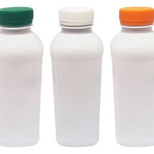 791 Frascos Plástico Branco Pet 500ml Tampa Rosca Lacre Qua