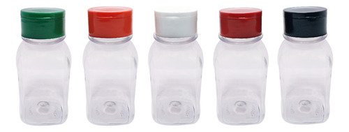 243 Frascos Plástico Cristal Pet 200ml Tampa Peneira Qua - Imagem 2