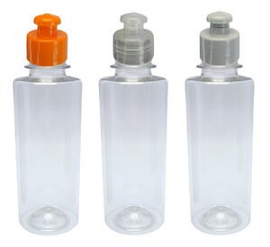 28 Frascos Plástico Cristal Pet 200ml Tampa Pushpull Cos