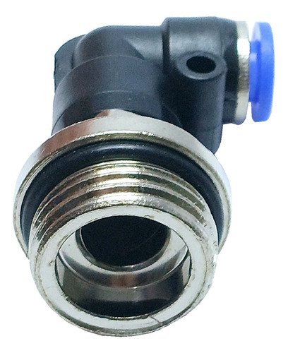 1 Conexão Pneumática Cotovelo Macho Rosca 1/2 X Tubo 6mm - Imagem 2