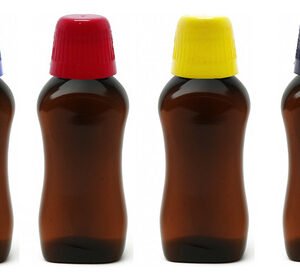 726 Frasco Plástico Ambar Pet 120ml Tamp Dosadora 20ml Cat