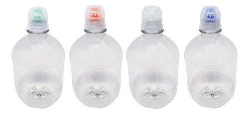 686 Frascos Cristal Pet 500ml Tampa Sport Fliptop Cac - Imagem 2