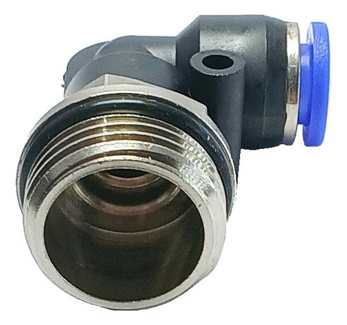 100 Conexão Pneumática Cotovelo Macho Rosca 1/2 X Tubo 8mm - Imagem 2