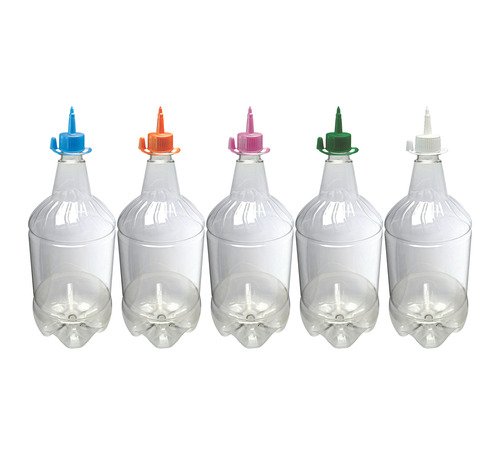 30 Frascos Plástico Cristal Pet 1,5l C/ Bico Aplicador Gr2 - Imagem 2