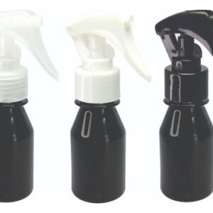 10 Frascos Plástico Âmbar Pet 60ml Válv Mini Gatilho Far