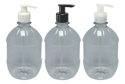 686 Frascos Plásticos Cristal 500ml Válvula Bico Pato S Cac