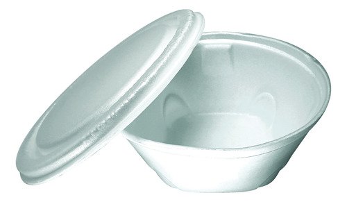 7 Marmitex Branca Isopor 188x79mm 1,1l Bom Apetite Bm1100q