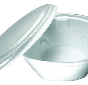 50 Marmitex Branca Isopor 188x79mm 1,1l Bom Apetite Bm1100q