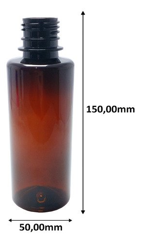 226 Frascos Plástico Ambar Pet 200ml C/ Tampa Disktop Cos - Imagem 8
