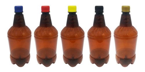 360 Frasco Plástico Âmbar Pet 1l Tampa S Batoque Gr2