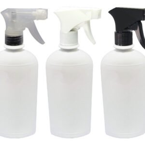 756 Frascos Plásticos Branco Pet 400ml Válvula Gatilho Min