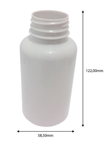 1200 Frascos Plástico Branco Pet 240ml Tampa Fliptop Cap Sup - Imagem 8