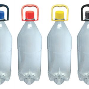 364 Frasco Plástico Cristal Pet 1l Tamp Rosca Lacre Alça Agu