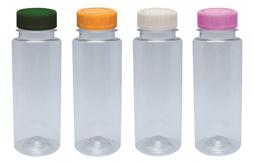 1590 Frascos Plástico Cristal Pet 200ml Com Tampa Child Con - Imagem 2