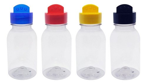 228 Frascos Plástico Cristal Pet 200ml Tempero Fliptop Det