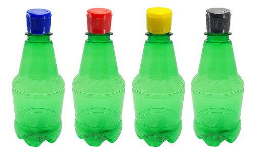 306 Frascos Plástico Verde Pet 300ml Fliptop Batoque Gr2 - Imagem 2