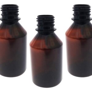 1694 Frasco Plástico Âmbar Pet 150ml Tampa Alumínio S Far