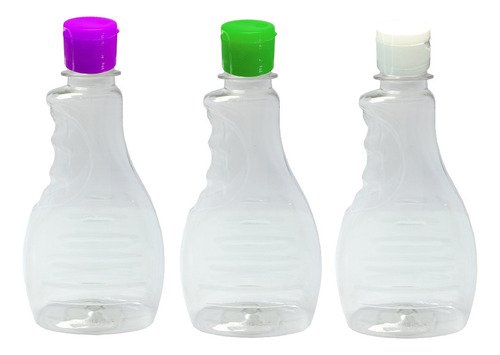 924 Frascos Plástico Cristal Pet 300ml Fliptop Batoque Bor - Imagem 4