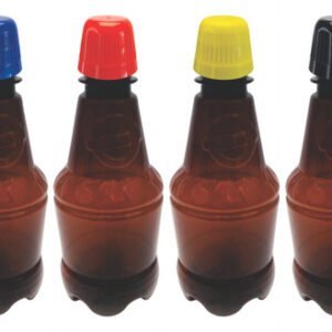 64 Frasco Plástico Âmbar Pet 300ml Tampa Dosadora 20ml Gr2