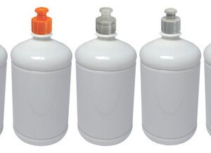 138 Frascos Plástico Branco Pet De 1l Com Tampa Pushpull Sab