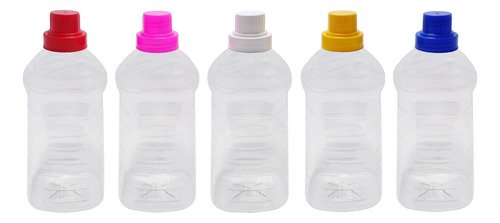 312 Frasco Plástico Cristal Pet De 1l Tamp Dosadora 30ml Ama