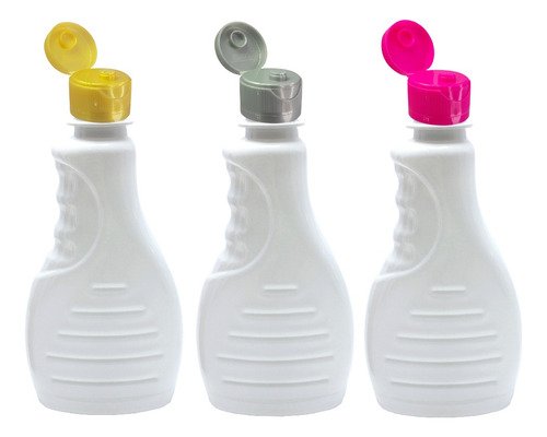 924 Frascos Plástico Branco Pet 300ml Fliptop Batoque Bor - Imagem 5
