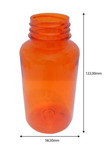 1200 Frascos Plástico Laranja Pet 240ml Batoque Fliptop Sup - Imagem 9