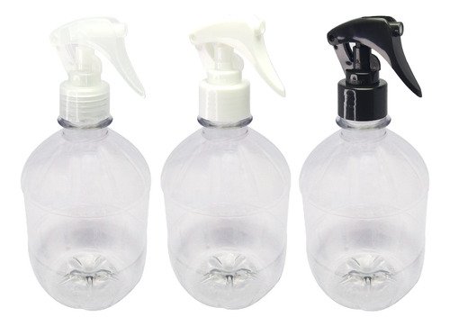 686 Frascos Plástico Cristal Pet 500ml Válv Mini Gatilho Cac