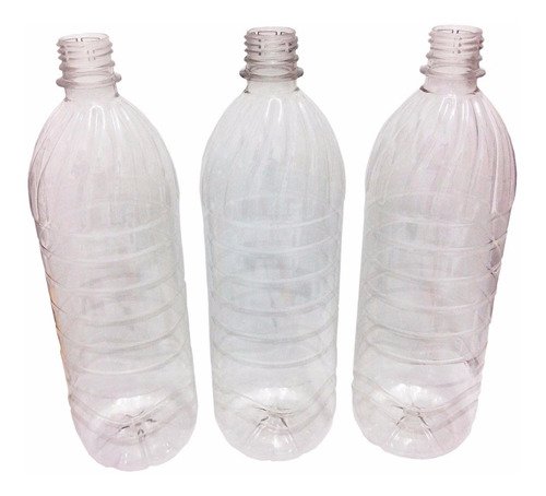 392 Frascos Plástico Cristal Pet De 1l Tampa Rosca Lacre Suc - Imagem 3