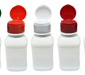 243 Frascos Plástico Branco Pet 200ml Tampa Peneira Qua