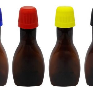 1323 Frasco Plástico Âmbar Pet 200ml Tamp Dosadora 20ml Mol