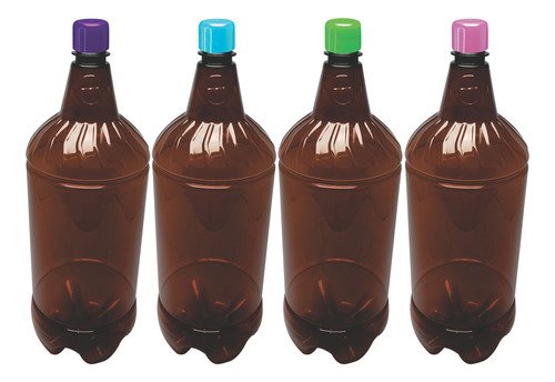 132 Frascos Âmbar Pet 2l Aromatizante Tampa Batoque Gr2 - Imagem 3