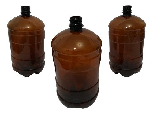225 Frascos Plásticos Âmbar Pet 2l Com Tampa Pushpull Gro - Imagem 3