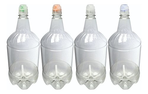 3 Frasco Cristal Pet 1,5l Com Tampa Sport Fliptop Gr2 - Imagem 2