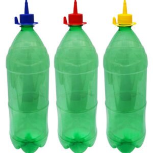 168 Frascos Plástico Verde Pet 2l C/ Bico Aplicador Ref