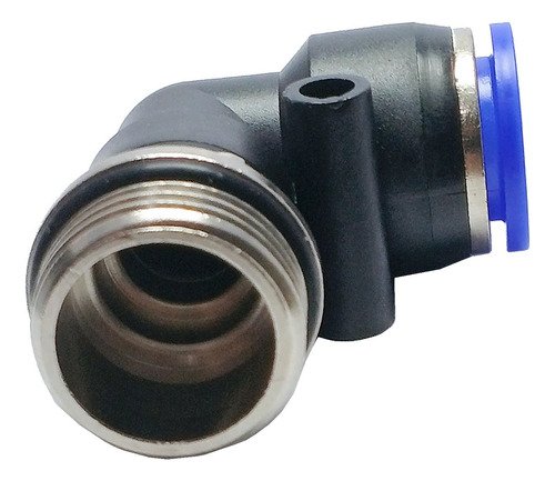 100 Conexão Pneumática Cotovelo Macho Rosca 1/2 X Tubo 12mm - Imagem 2