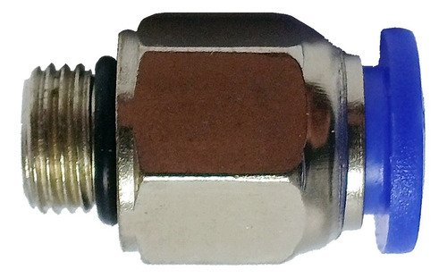 1 Conexão Pneumática Reta Macho Rosca 1/8 X Tubo 8mm