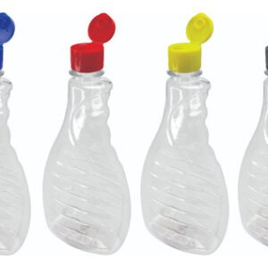 400 Frascos Plástico Cristal Pet 500ml Batoque Fliptop Bor