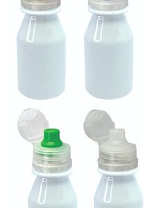 1200 Frascos Plásticos Branco 60ml Squeeze Sport Far