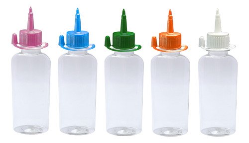 336 Frasco Plástico Cristal Pet 140ml C/ Bico Aplicador Aro - Imagem 2