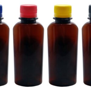 40 Frasco Plástico Ambar Pet 140ml Tampa S Batoque Aro