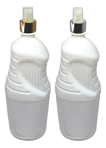 3 Frascos Plástico Branco Pet 2l Com Válvula Spray L Ama