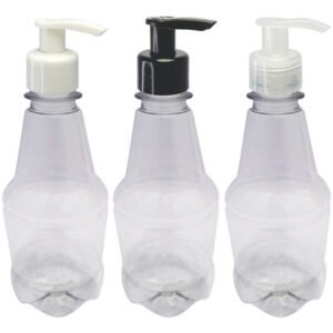 16 Frasco Plástico Cristal 300ml Válvula Bico Pato S Gr2