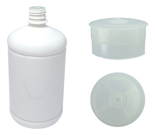 22 Frascos Brancos Pet De 1l Aromatizante Tampa Batoque Sab - Imagem 5