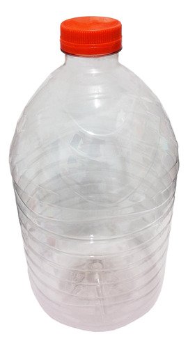 63 Galão Plástico Cristal Pet 5l Vazio Com Tampa Rosca Lacre - Imagem 2