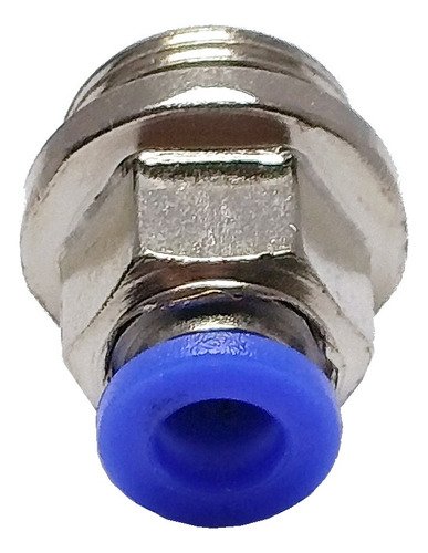 200 Conexão Pneumática Reta Macho Rosca 3/8 X Tubo 6mm - Imagem 4